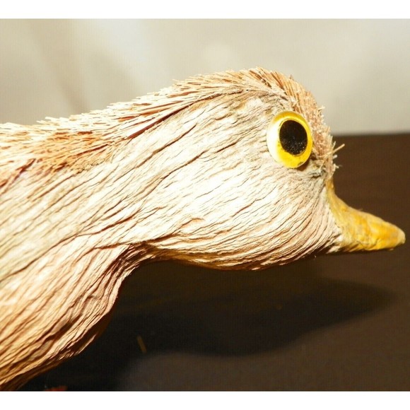 Paper Mache Handmade Art ‎ Farm Animals Country Décor Rabbit Chicken Duck - Picture 9 of 12